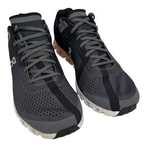 On Cloud Cloudflow Running Sneakers Womens, Size 9.5, Black White Orange